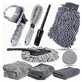Polhammobile Polham 9 Par&ccedil;alı Araba, Motorsiklet İ&ccedil;in Detaylı Temizleme Seti, Oto Bakım Seti, Mikrofiber Set