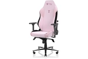 Secretlab TITAN Evo 2022 Plush Pink Gaming Chair - Reclining - Ergonomic & Comfortable Computer Chair with 4D Armrests - Magnetic Head Pillow & 4-way Lumbar Support - Small - Pink - Fabric