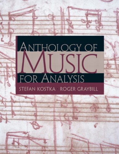 Preisvergleich Produktbild Anthology of Music for Analysis