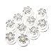 SODIAL(R) 10X Spiral diamond twist Bridal Wedding Clip Hair Pin