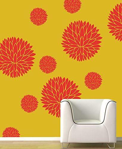 Flower stencil for border stencils, FS-15