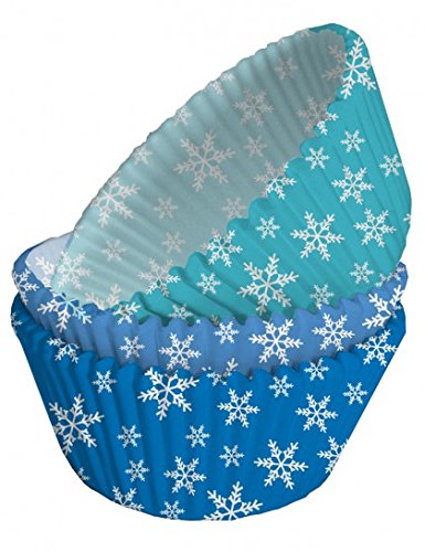 Muffinförmchen "Schneeflocken" 75er Pack