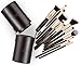 Best Selling 12 Makeup Brushes Set for Real Makeup Techniques | Bonus Make up Brush Holder and Niré Silicone Brush Cleaner | LIMITED EDITION (Golden)