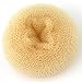 iLuLu Beauty 1 Piece Hair Styling Mesh Chignon Donut Bun Shapers Blonde Color Large Size (8-9cm Diameter)