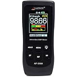 LATNEX AF-3500 EMF Meter RF Detector and Reader with Calibration Certificate - Measures RF and Microwaves, 3-Axis Gauss Magne