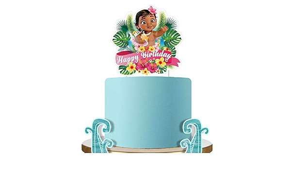 Cake Topper For Moana Cake Toppers Decorations Birthday Party Supplies For Children Style B Amazon In Grocery Gourmet Foods