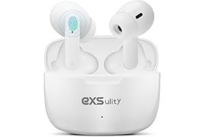 EXSULITY AI Ecouteur Traducteur Instantané, supportant 144 Langues, Traduction en Ligne en Temps réel, 3 Modes de Traduction, Traduction vocale avec APP, idéal pour Les Voyages d'affaires et l'apprentissage