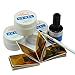 Fashion gallery 3 pc Pink White Clear Transparent Color UV Gel Builder Top coat Brush Form Nail Art Tips Nail Manicure Extension Nail Art Kit