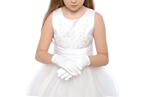 XAMIC WAITLOVER 1 paire de gants de danse Ldren - Blanc - Pour festival - Accessoires pour la maternelle - Accessoire de performance en plein air - Bal I2l1