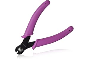 SPEEDWOX Pince coupante de fil à mémoire de forme de 12,7 cm - Pour bijoux, perroquet, bec, bracelet, fil à mémoire de forme, pince à couper affleurante, outil de travail pour loisirs créatifs,