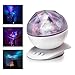 Produktbild Colorful Diamonds Projector Night Light Aurora Star Projector Light with 8 Colorful Light Modes, Bulit in Speaker and USB Audio Cable for for Baby Nursery, Adults and Kids Bedroom, Living Room (white)