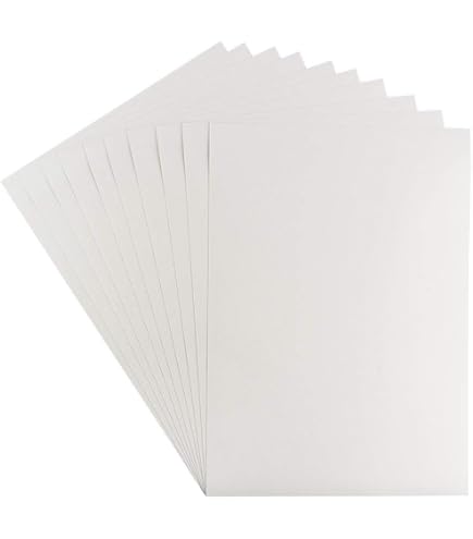 Ideen mit Herz Adesivi trasparenti, 10 fogli in formato 10 x 30 cm; adesivi colorati per il fai da te e per fare decorazioni (bambini