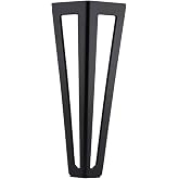 Badem10 Ovit Koltuk Baza Sehpa Masa Ayağı Metal Ayak 20 Cm Siyah