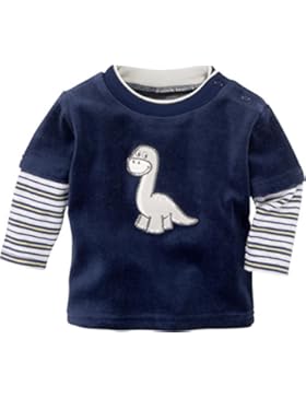 Schnizler Baby-Jungen Nicki Sweatshirt Langarmshirt Dino, Oeko-Tex Standard 100