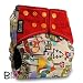 LittleBloom, Reusable Pocket Real Cloth Nappy Washable Diaper BAMBOO CHARCOAL, Pattern 21, Without Insert, (see "Special Offers and Product Promotions" for Special Offers Detail)