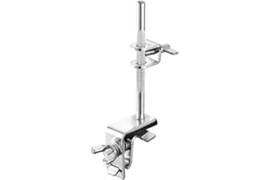 Namvo Pince de Cloche de Tambour avec Support de Pneu et mâchoires Plates, Pince réglable pour Instruments à Percussion, idéale pour Batterie, Montage de Pneu de Grosse Caisse