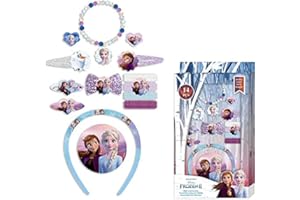 kids licencing Coffret de 14 accessoires cheveux et fantaisie La Reine des neiges 2