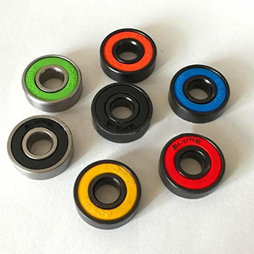 Xshuai 3PCS 608 Hybrid Ceramic Ball Bearings For Tri-Spinner Hand Spinner EDC Fidget Toy Accessories Stress Reliever for Fear and Autism Adults Children (3pcs) Xshuai 3PCS 608 Hybrid Ceramic Ball Bearings For Tri-Spinner Hand Spinner EDC Fidget Toy Accessories Stress Reliever for Fear and Autism Adults Children (3pcs)