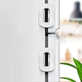 Xspring Buzdolabı Kilidi, &Ccedil;ocuklar i&ccedil;in 2 Adet Buzdolabı Kilidi, Beyaz &Ccedil;ocuk Korumalı Dolap Kilitleri, &Ccedil;ocuklar i&ccedil;in Buzdolab