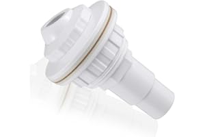 CDDCWZ Pool Einlaufdüse Verstellbar,Einströmdüse für Stahlwandpools,Rücklauf Düse mit schwenkbarem Kopf,Skimmer Pool Düse,Pool Einlaufdüse,Einströmdüse Pool für Schlauchanschluss 32mm/38mm