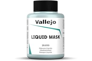 Vallejo Liquid Mask - Masque Liquide Incolore pour Peinture - Protection des Zones à Ne Pas Peindre - 85 ml - Idéal pour Modélisme et Aérographie