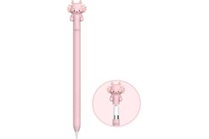 NIUTRENDZ Coque de protection en silicone pour stylet Apple 2e génération coque avec accessoires de chargement magnétique et double robinetterie (dragon violet)