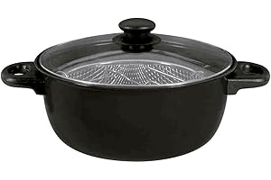 QUID Arcuisine Gante - Friteuse avec panier et couvercle en verre