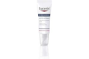 Eucerin Acute Lip Balm 10ml, Nourishing Lip Care for Very Dry, Chapped Lips, Dry Lips Treatment with Ceramides and Natural Ingredients