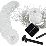 Solar Lichterkette Lampion Gartenbeleuchtung Solarlampen in drei verschiedenen Längen - 5