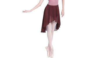 RDWESZOD Gonna da balletto in chiffon per donne/ragazze, regolabile in vita