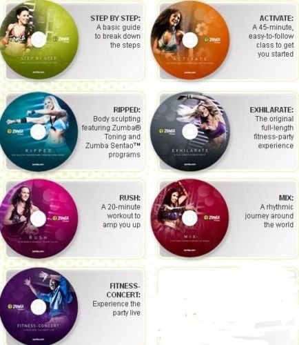 Zumba Exhilarate 7 DVD’s inkl. Ernährungsberater - 2