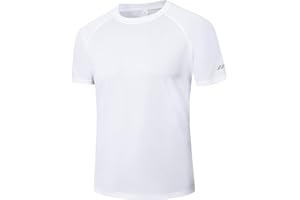 Cimic Men's T-Shirts Quick Dry Gym Tops Short Sleeve Sport Moisture Wicking Shirts Running Breathable Workout Athletic Tshirts