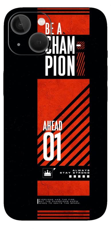 WRAP CRAFT Mobile Skin Sticker Compatible with Apple iPhone 13 Skin Not Back Cover, Camera & Back Protector Mobile Skin Wrap; iPhone 13-KE-79