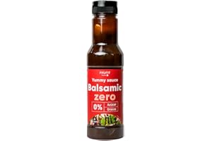 PR PROFIT PROFIT - Yummy Sauce - Salsa baja en calorías - Ideal como aderezo para tus platos favoritos. 0% grasas y azúcares añadidos. Sin lactosa - 375 ml (Balsámica)