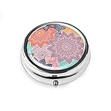 Lizimandu 3 Fächer Pillendose - Pillenbox mit getrennten...