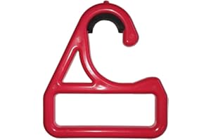 Monaldy Contactless Door Opener Tool - No Touch Door Opener Tool Hands Free Door Opener for Opening Doors Touching Buttons Antimicrobial Germ Free Key Safe Touch Tool Hygiene Smart Hook Design(Red)