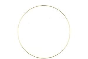 DRAGONAUR-HOME DECOR Dragonaur - 1 guirnalda de atrapasueños de metal, aros de hierro, aro floral, corona de metal, anillos de macramé, anillos de atrapasueños, aro para manualidades, 40 cm