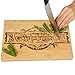 Produktbild Game of Thrones Bamboo Cutting Board Laser schwere Hand Titel Logo 12 x 9