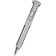 TACTICAL GEEK TActuator12 Titanium Bolt Action Pen for Writing, EDC Pocket Pen for Men (Sandblasted)