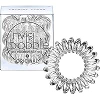 Invisibobble Original Haargummis, crystal clear, 1er Pack, (1x 3 Stück)