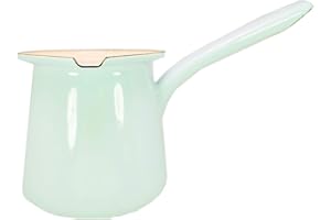 Riess, 0445-006, Cafetera de café, Classic - Colorido, color turquesa, contenido 0,75 litros, altura 10,5 cm, esmalte, inducción