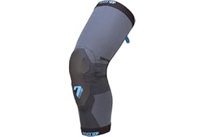 SEVEN IDP Seven Unisex – Erwachsene Project Lite Knieschützer, grau-blau, L