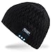 Price comparison product image Bluetooth Beanie Hat,Rotibox Winter Outdoor Sport Premium Knit Cap with Wireless Stereo Headphone Headset Earphone Speaker Mic Hands Free for Iphone Samsung Android Cell Phones,Christmas Gifts - Black