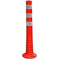 FLB75 Flexible Parking Bollard Hi-Visible OrangeTraffic Post to Stop Unauthorised Car Access