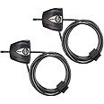 Master Lock Python Cable Lock, Cable Lock with Keys, Trail Camera and Kayak Locking Cable, 2 Pack, 8417T