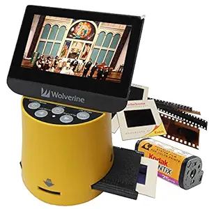 Wolverine Titan 8-in-1 High Resolution Film to Digital Converter with 4.3 Inch Screen and HDMI output