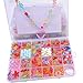 Produktbild NiceWave Bunte DIY Perlen, verschiedene Arten, verschiedene Formen, Acryl-Mehrfarbenperlen, Kunsthandwerk Kinder-Halskette Armband, Haushaltsprodukte 550pcs Kunststoffbox