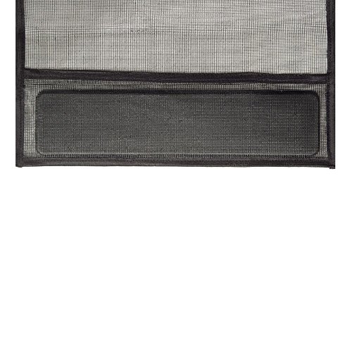 Magnetischer Türvorhang 100 x 220 cm mit ALU Klemmleiste Fliegengitter Lamellen aus Polyester Insektenschutz Vorhang für Türen - 4
