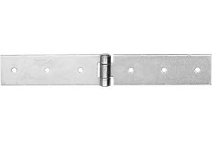 POLLMANN BAUBESCHLÄGE Pollmann®Baubeschläge Kistenband| Scharnier schwer 800 mm, hell verzinkt, 2 Stück