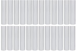 SH-RuiDu 24pcs mèches de coton de remplacement pour les tubes dEempty inhalateur dhuile essentielle daromathérapie